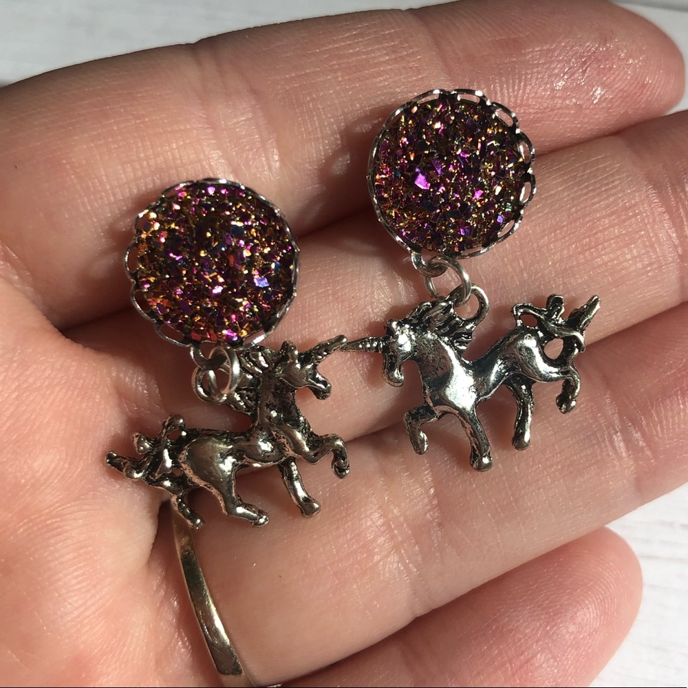 Unicorn Stud Earrings
